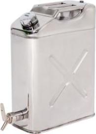Kanister m. Abfüllhahn Edelstahl,20 Liter Produktbild