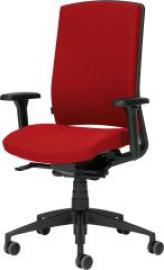 Bürodrehstuhl rot favorite 452-4 m Arml. mit Armlehnen Produktbild