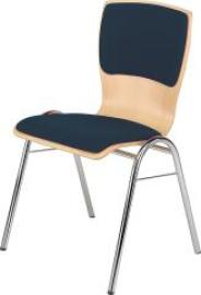 Mehrzweckstuhl Buche SG m. 2 Polster anthrazit Produktbild