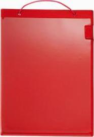 Auftragsschutztasche ohne Schluesselfach VE 10 Stk., A 4 rot Produktbild