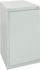 Flügeltürenschrank B500xT500xH900 mm RAL7035 2 Fachböden Produktbild