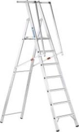 Plattformleiter ZAP Safemaster S 7 Stufen Plattformhöhe 1,85 m Arbeitshöhe 3,85 m ZARGES Produktbild