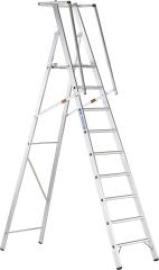 Plattformleiter ZAP Safemaster S 9 Stufen Plattformhöhe 2,34 m Arbeitshöhe 4,34 m Produktbild