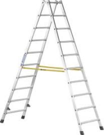 Stehleiter Nova B 2x10 Stufen Leiterlänge 2,30 m Arbeitshöhe 3,65 m ZARGES Produktbild