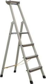 Stufenleiter XLstep S 4 Stufen Plattformhöhe 0,99 m Arbeitshöhe 3,00 m ZARGES Produktbild