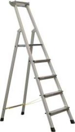 Stufenleiter XLstep S 5 Stufen Plattformhöhe 1,24 m Arbeitshöhe 3,25 m ZARGES Produktbild