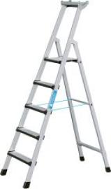 Stehleiter Comfortstep S 5 Stufen Plattformhöhe 1,25 m Arbeitshöhe 3,25 m Produktbild