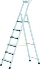 Stehleiter Comfortstep S 6 Stufen Plattformhöhe 1,50 m Arbeitshöhe 3,50 m Produktbild