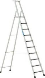 Stehleiter Comfortstep S 10 Stufen Plattformhöhe 2,50 m Arbeitshöhe 4,50 m Produktbild