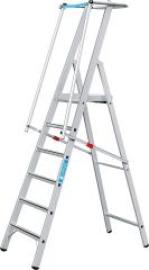 Plattformleiter ZAP Safemaster S 6 Stufen Plattformhöhe 1,58 m Arbeitshöhe 3,58 m ZARGES Produktbild
