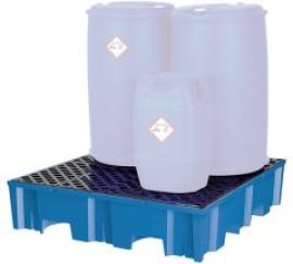 Auffangwanne PE sw 1220x1330x220mm, PE-GiRo Produktbild