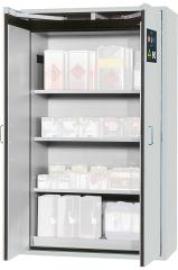 Gefahrstoffschr. S-Clas90B1200mm,3FB,LB+BAW,R7035 Produktbild