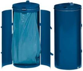 Abfallsammler-Doppeltür 120 l blau H 980 mm VAR Produktbild