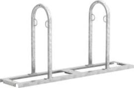Fahrrad-Anlehnsystem Modell Track verzinkt L 1700 mm, 4 Plätze Produktbild