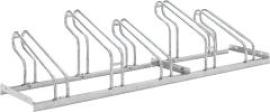 Fahrradparker Hoch/Tief einseitig, verzinkt L 1750 mm, 5 Plätze Produktbild