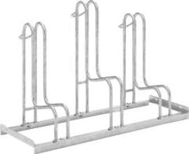 Fahrrad-Standparker einseitig, verzinkt L 1050 mm, 3 Plätze Produktbild