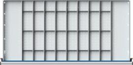 Schubladeneinteilungssatzfür FH 180-360mm 1/8 Teilung f.Schublade B1110xT540mm Produktbild