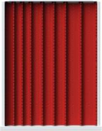 Muldenplatten f. Schublade B450xT600mm ab Fronthöhe 60mm Produktbild