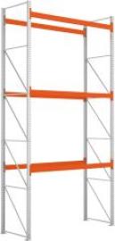 Palettenregal MULTIPAL B2700xT1100xH5500 mm Grundfeld 12 Plätze Fachlast 2700 kg Produktbild