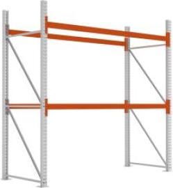 Palettenregal MULTIPAL B2700xT1100xH2700 mm Grundfeld 9 Plätze Fachlast 1480 kg META Produktbild