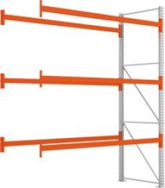 Palettenregal MULTIPAL B2700xT1100xH3300 mm Anbaufeld 12 Plätze Fachlast 1480 kg Produktbild