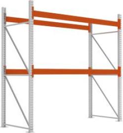 Palettenregal MULTIPAL B2700xT1100xH2700 mm Grundfeld 9 Plätze Fachlast 2970 kg Produktbild