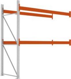 Palettenregal MULTIPAL B2700xT1100xH2700 mm Anbaufeld 9 Plätze Fachlast 2970 kg Produktbild