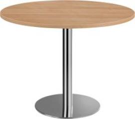Besprechungstisch rund D1000mm H745mm Nussbaum Produktbild