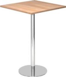 Besprechungstisch 800x800mm H1116mm Nussbaum Produktbild