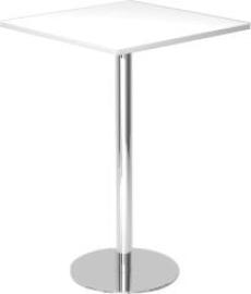 Besprechungstisch 800x800mm H1116mm Weiß Produktbild