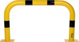 Rammschutzbügel B1000xH600xD76 mm gelb/schwarz Stahl beschichtet Produktbild