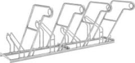 Fahrrad-Anlehnparker einseitig, verzinkt L 2000 mm, 4 Plätze Modell 2600 XBF Produktbild