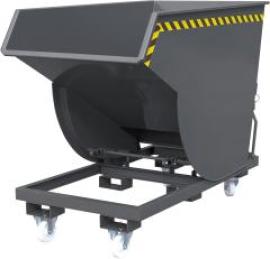 Kippbehalter 2000 l B1580xT1950xH1740 RAL 7016 Produktbild