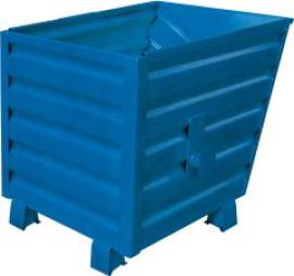 Stapelkipper 550 l B1080xT1070xH900 mm RAL5010,Tragkraft 1000kg 3-fach stapelbar Produktbild