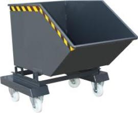 Kastenwagen 250 l B910xT1050xH935 mm RAL7016,Tragkraft 300kg mit Schiebegriff Produktbild