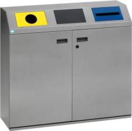 Wertstoffsammelstation WS 97 silber Produktbild