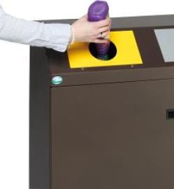 Wertstoffsammelstation WS 97 deep-brown Produktbild