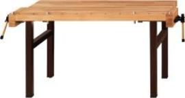 Anke Schreinerhobelbank B1500xT 650xH850mm Plattenmaß B1500xT650 mm 2 Paar Alu-Rundbacken Produktbild