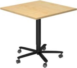 Stehtisch 800x800mm 720-1140 Ahorn Gestell schwarz Produktbild