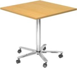 Stehtisch 800x800mm 720-1140 Buche Gestell Chrom Produktbild