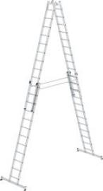 Alu-Stehleiter 4x12 Sprossen Leiterlänge 3,62m eingef.Arbeitshöhe bis 7,00 m Produktbild