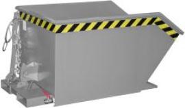 Spänebehälter SGU 500 l 780xT1140xH680 mm RAL7005 Tragkraft 1000kg mit Lochblechboden Produktbild