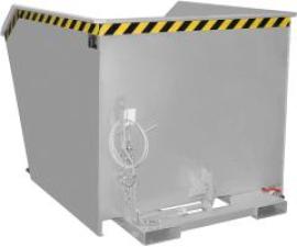 Spänebehälter SGU 1500 l 1280xT1640xH1090 mm RAL7005 Tragkraft 1500kg mit Lochblechboden Produktbild