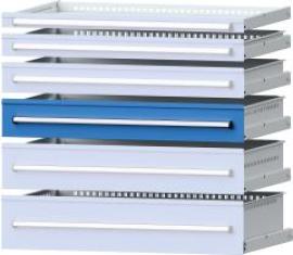 Format Schublade B900xT600xFH150mm RAL 5012 Tragkraft 75kg Produktbild