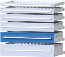 Format Schublade B900xT600xFH180mm RAL 5012 Tragkraft 75kg Produktbild