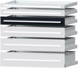 Format Schublade B900xT600xFH120mm RAL 7016 Tragkraft 75kg Produktbild