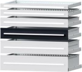 Format Schublade B900xT600xFH150mm RAL 7016 Tragkraft 75kg Produktbild