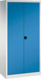 Flügeltürenschrank FORMAT4 Böden, 70kg Traglast H1950xB930xT500mm RAL 7035/5012 Produktbild