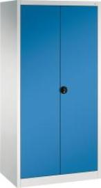 Flügeltürenschrank FORMAT4 Böden, 70kg Traglast H1950xB930xT600mm RAL 7035/5012 Produktbild