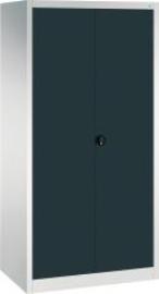 Flügeltürenschrank FORMAT4 Böden, 70kg Traglast H1950xB930xT600mm RAL 7035/7016 Produktbild